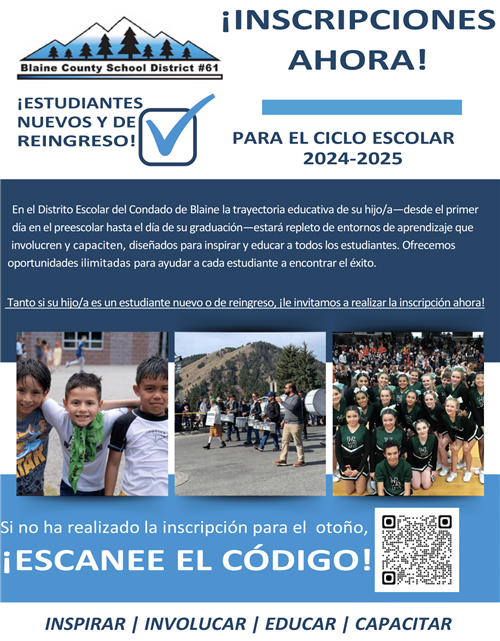 ¡Inscripciones ahora!
